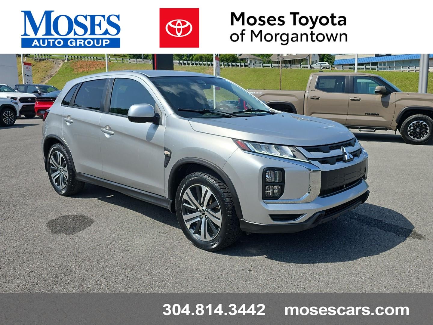 2021 Mitsubishi Outlander Sport ES in Not Available — front three-quarter view